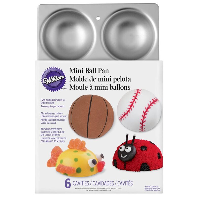 Small hemisphere 2025 cake pan