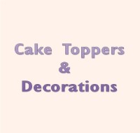 cake toppers & decorations