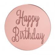 round acrylic mirror topper