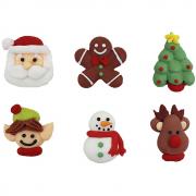 Christmas Edible Icing Decorations