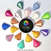vivid edible metallic dusts