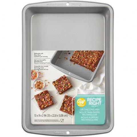 Wilton 13X9X2 Inch Oblong Rectangle Cake Pan Non Stick